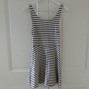 AEO Striped Open Back Dress